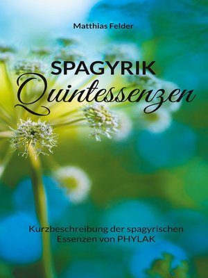 cover image of Spagyrik Quintessenzen